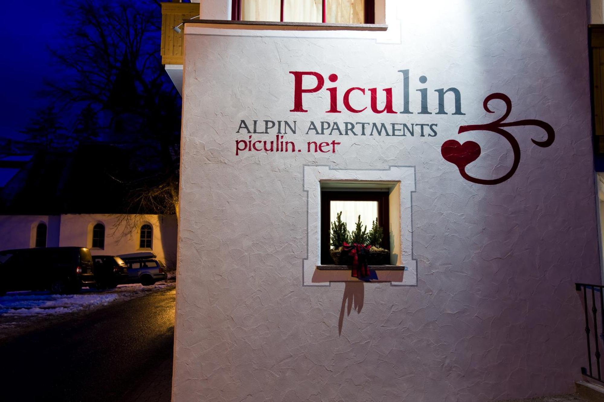 Piculin Alpin Apartments San Martino in Badia Bagian luar foto