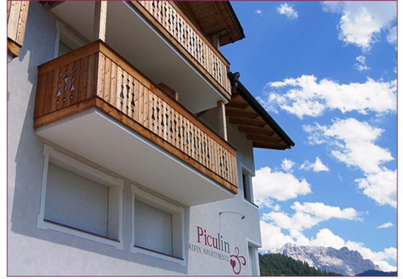 Piculin Alpin Apartments San Martino in Badia Bagian luar foto