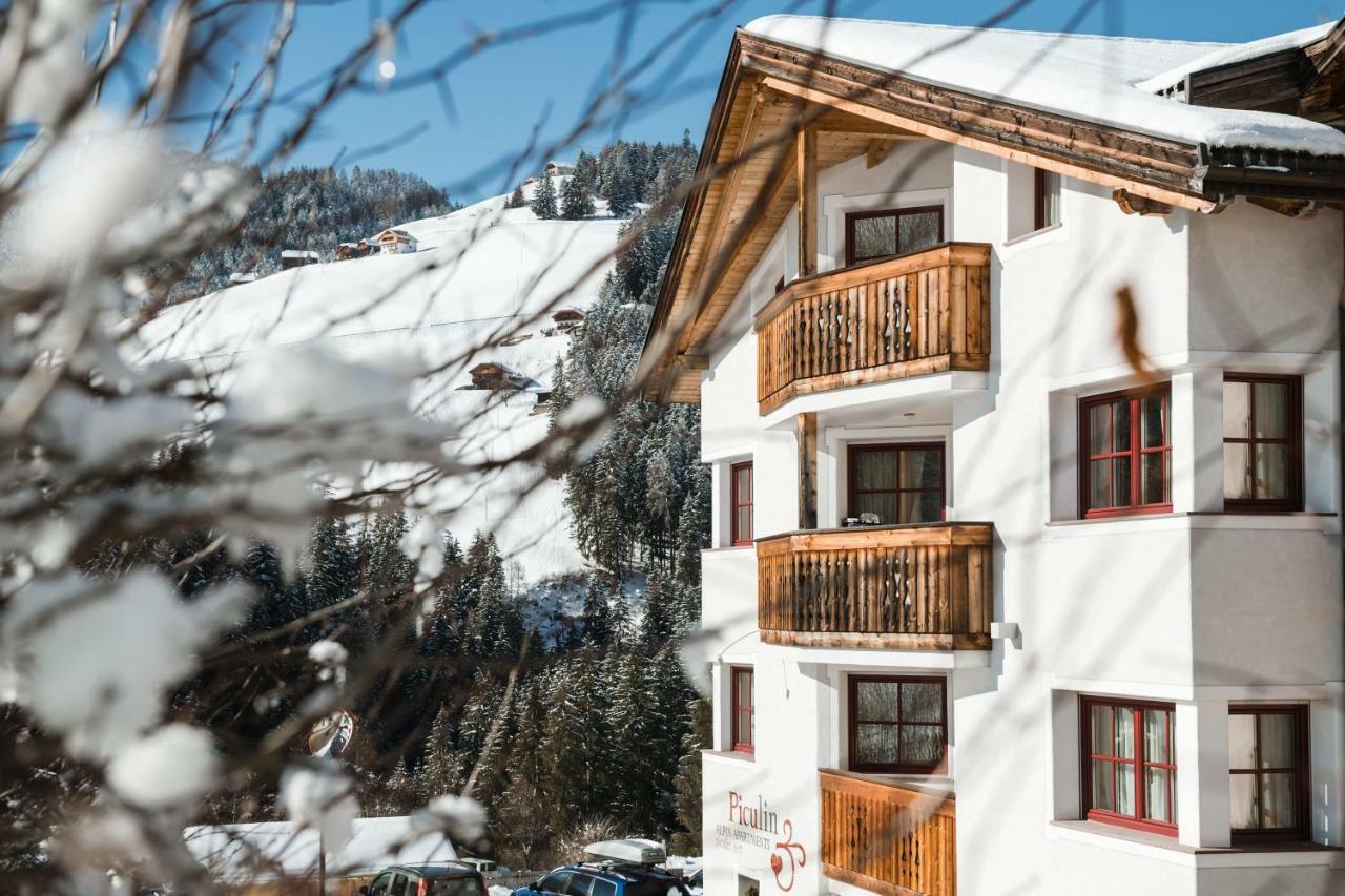 Piculin Alpin Apartments San Martino in Badia Bagian luar foto